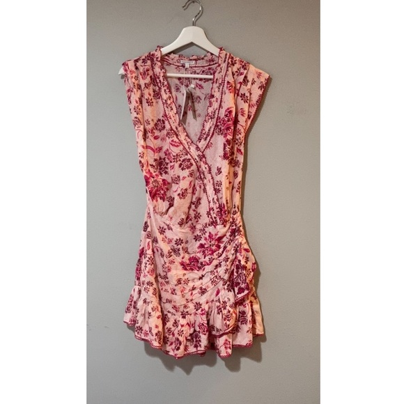 Poupette St. Barth Estelle Wrap Around Dress. - Picture 5 of 6